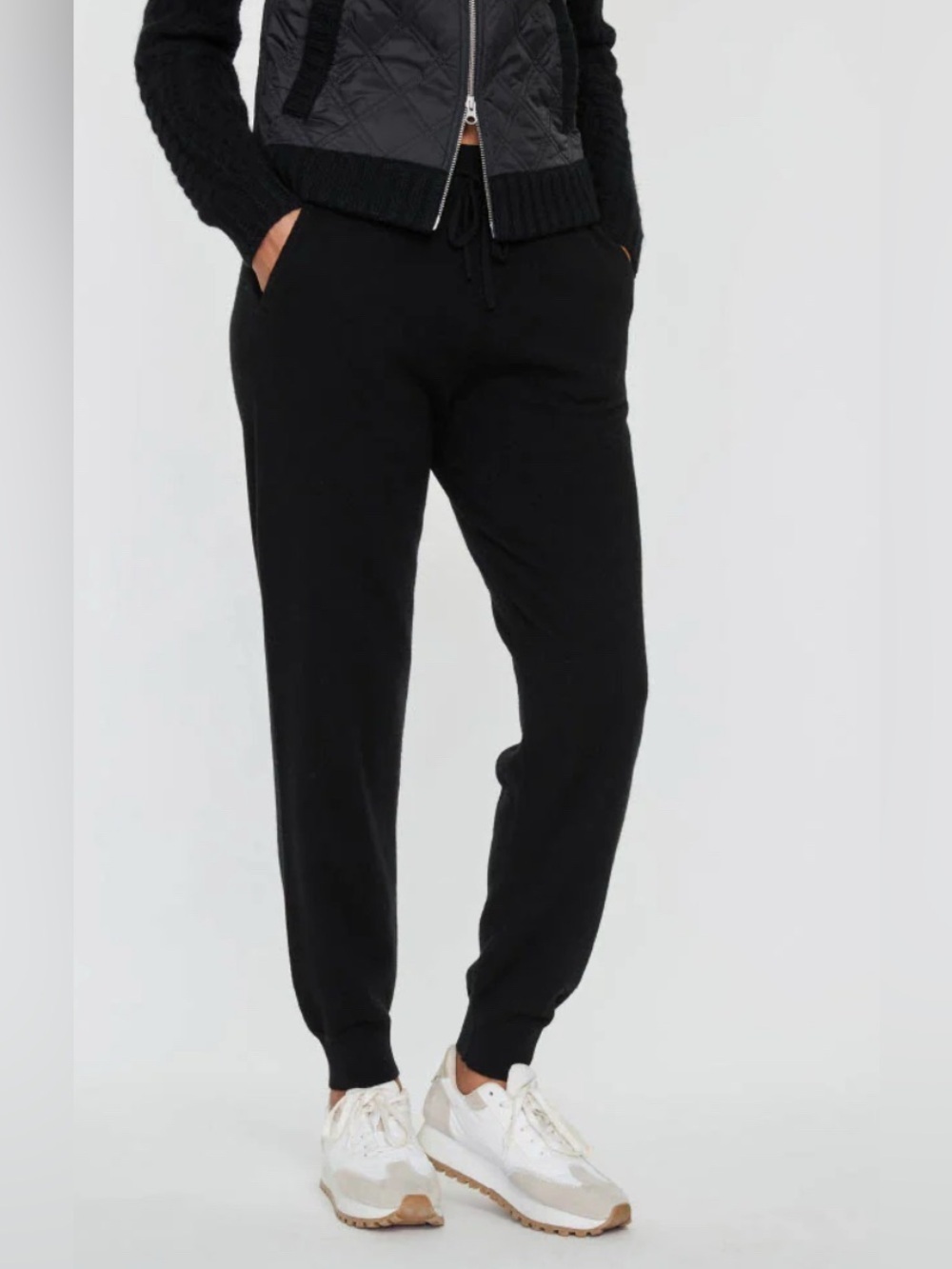 The Cashmere Project 100% cashmere lounge pants black NWT